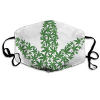 Face Mask Marijuana Leaf Designer Cycling Half Face Earloop Dust Mask for Men