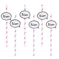 My Little Day Bisou and Hearts Paper Straws