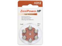 30 x Size 312 ZeniPower Hearing Aid Batteries