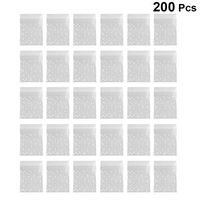 Healifty Clear Plastic Pouches Cookie Bags Self-Adhesive Bags Sealing Treat Gift Bags for Christmas Party Favor 200pcs (White Dots)