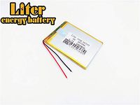 BIHUADE 3.7V 5000mAh 367596 Polymer Lithium Li-ion Battery Rechargeable Lithium Polymer Li-Po Battery for MP4 GPS MP3 Bluetooth Stereo DIY Gift (367596)