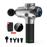 Muscle Massage Gun,Professional Electric 6 Head 20 Speed Handheld Cordless Portable Deep Tissue Percussion Fascia Massager Gun for Athletes