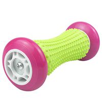 ggudd Foot and Hand Massage Roller Muscle Roller for Relief Plantar Fasciitis (Pink,17 x 7 cm)