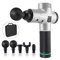 TMGG Massage Gun - Portable Quiet Deep Tissue Massager, Hand Held Muscle Massager Device, 3 Speeds,5 Massage Head