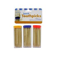 Travel Size Toothpick Containers with Toothpicks-Package Quantity,108