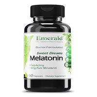 Emerald Labs Melatonin (3 mg) - Supports Relaxation and Healthy Sleep Patterns, Energy Levels, Better Overall Health Support - 60 Capsules