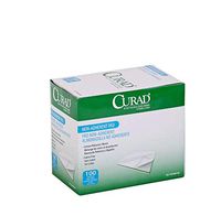 Curad Non-Adherent Pads, Sterile, 2" x 3", Pack of 100