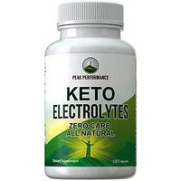 Keto Electrolytes - Beat the Ketosis Flu with Fast Recovery Supplement (120 Capsules). Best 4 Unflavored Salts. Magnesium, Calcium, Sodium, Potassium for Ketosis Hydration. Zero Carb Electrolyte Pills