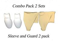 Awesome Wear Combo Bunion Guard and Sleeve 2 Pack's Toe Separator Corrector Splint Spreaders for Pain Relief from Crooked Toes Pressure Hallux Bunions and Hammer Toe Bunion Relief Soft Silicone Gel