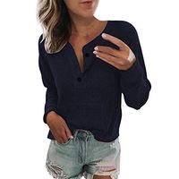 SUIKI Plus Size Pullover Sweater,Tops for Women,Casual Button Hooded Sweatshirt Blouse Tops Tunics T-Shirt