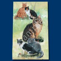 Cat (a) Themed Roller Ball Pen Designer Ruth Maystead