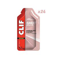 Clif Shot - Energy Gels - Chocolate Cherry - 100mg Caffeine (1.2 Ounce Packet, 24 Count)