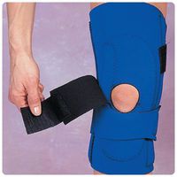 Rolyan Lateral J Support Knee Brace, Right, Medium, Blue