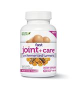 Genuine Health Fast Joint Care with Turmeric and Eggshell Membrane, Natural Pain Relief, 60 Capsules