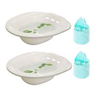 HZYWL Portable Bidet, Maternity Personal Hygiene Solution, Personal Care Washing Bowl Toilet Ideal for Travel, Standard Toilet Seats,2Pack