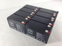 12V 7Ah (from SPS) Sealed Lead Acid Replacement Battery (8 Pack) - T1 Terminals - for ZB-12-7