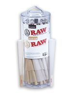 RAW King Size Organic and Classic Pre-Rolled Cones with Filter Tips (25 Classic and 25 Organic (50 Pack)