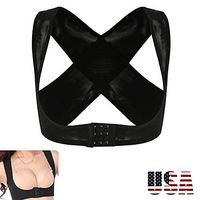 Nicknocks Women Back Shoulder Posture Corrector Chest Support Brace Adjustable Belt Vest