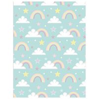 JAM PAPER Design Tissue Paper - Rainbows & Stars - 3 Packs of 4 Sheets