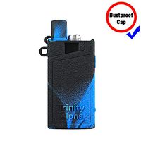 DSC-Mart Silicone Case for Smok Trinity Alpha 30W Pod System with Cap, Protective Rubber Cover Sleeve Shield Wrap (BlackBlue)