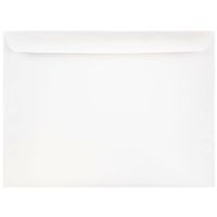 JAM PAPER 9 x 12 Booklet Commercial Envelopes - White - Bulk 250/Box