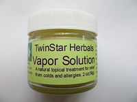 TwinStar Herbals Vapor Solution 2 oz Chest rub and Sinus clearing for Babies and Adults - eases coughing, Chest and Throat Topical analgesic