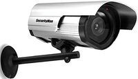 SecurityMan SM-3802 Dummy Outdoor/Indoor Camera with LED (Silver)