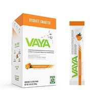 VAYA | 25% Off Electrolyte Powder, Certified Organic - Non-GMO - Mandarin Orange (15 Count, 16g Stick Packs). Electrolyte Drink Mix, Hydration Powder