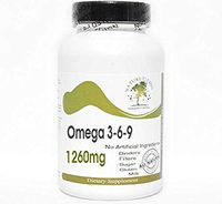 Omega 3-6-9 1260mg Emulsified Dry ~ 200 Capsules - No Additives ~ Naturetition Supplements