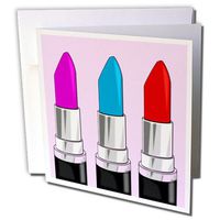 3D Rose Greeting Cards with Envelopes - Set of 12 Greeting Card (gc_218448_2)