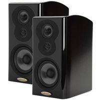 Polk Audio 2x LSiM703 Bookshelf Loudspeaker, 36Hz-40kHz, Midnight Mahogany