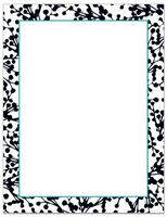 Black Silhouettes Letterhead