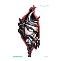 UOKNICE Halloween Waterproof Temporary Tattoo Sticker Scar Terror Wound Blood Injury Hot