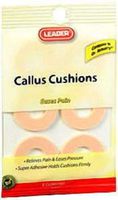Leader Callus Cushions 6 ct. by PREMIER BRANDS OF AMERICA INC
