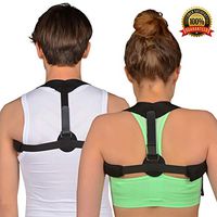 Back Brace Posture Corrector for Women and Men: Adjustable Back Straightener, Comfortable Upper Back Posture Trainer for Correction and Alignment, Neck Pain Relief (Size (L-XXL))
