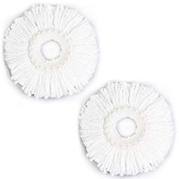 Casart 2PCS Mop Micro Head Replacement, 360° Spin Mop Head for Magic Mop