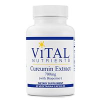 Vital Nutrients - Curcumin Extract (with Bioperine) - Nutritional Support for Normal Tissue Health - 60 Capsules per Bottle - 700 mg