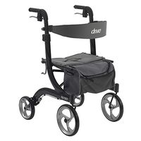 Drive Nitro Euro Style Rollator Rolling Walker, Black, Model - RTL10266BK