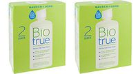 BioTrue Contact Lens Solution yqeTfc for Soft Contact Lenses, Multi-Purpose 10oz, Twin Pack (2 Units)