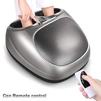 Shiatsu Foot Massager Machine Deep Kneading Therapy, Multi-Level Settings, and Switchable Air Compression, Improve Blood Circulation, Relieve Foot Pain from Plantar Fasciitis