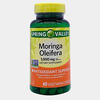 Spring Valley Moringa Oleifera 1,000 mg, Antioxidant, 60 Vegetarian Capsules (Pack of 2)