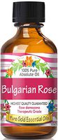 Pure Gold Bulgarian Rose Absolute Essential Oil, 100% Natural & Undiluted, 60ml