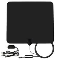 TV Antenna Indoor Amplified HDTV Antenna 50 Mile Range with Detachable Amplifier Signal Booster USBHigh Performance Coax Cable