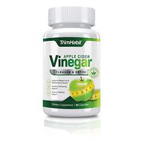 TrimHabit Apple Cider Vinegar Pills for Weight Loss Cleanse (30 Day Supply) ACV Capsules for Detox, Cleanse, and Weight Loss. More Potent Than ACV Gummies and No Sugar