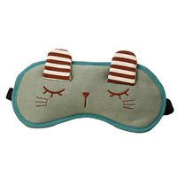 Ruikey 1 Pack Comfortable Soft Cute Sleep Eye Mask with Cold Hot Gel Pack For Puffy Eyes