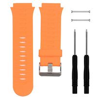 QGHXO Band for Garmin Forerunner 920XT, Soft Silicone Replacement Watch Band Strap for Garmin Forerunner 920XT GPS Watch, Fits 5.9 inches-8.26 inches Wrist