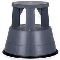 Potty Training Toilet Stool, PP Step Stool with Non-Slip Rubber Platform Loaded Wheels Compact Step Ladder