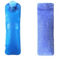 Safe PVC Long Hot Water Bottle Keep Warm/Warm Hands Hot Therapies 2.0 Litre(Blue)