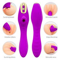 Hands Free Clitorial Simulation Toys for Her Sexy Toystory for Se) x Female Sucking Pleasure Toy for Women Waterproof Vibrantor Toy for Woman Couple Safe Medical Grade Silicone