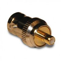 Amphenol Connex Adapter, BNC Jack To SMB Jack, Straight, PTFE Insulating Material, Brass Body, 50 Ohm Impedance, 4Hz Max Frequency